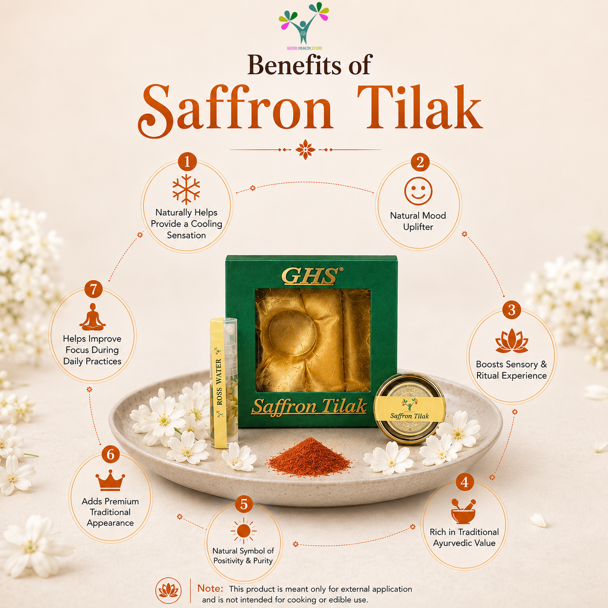 Kashmiri Saffron Tilak