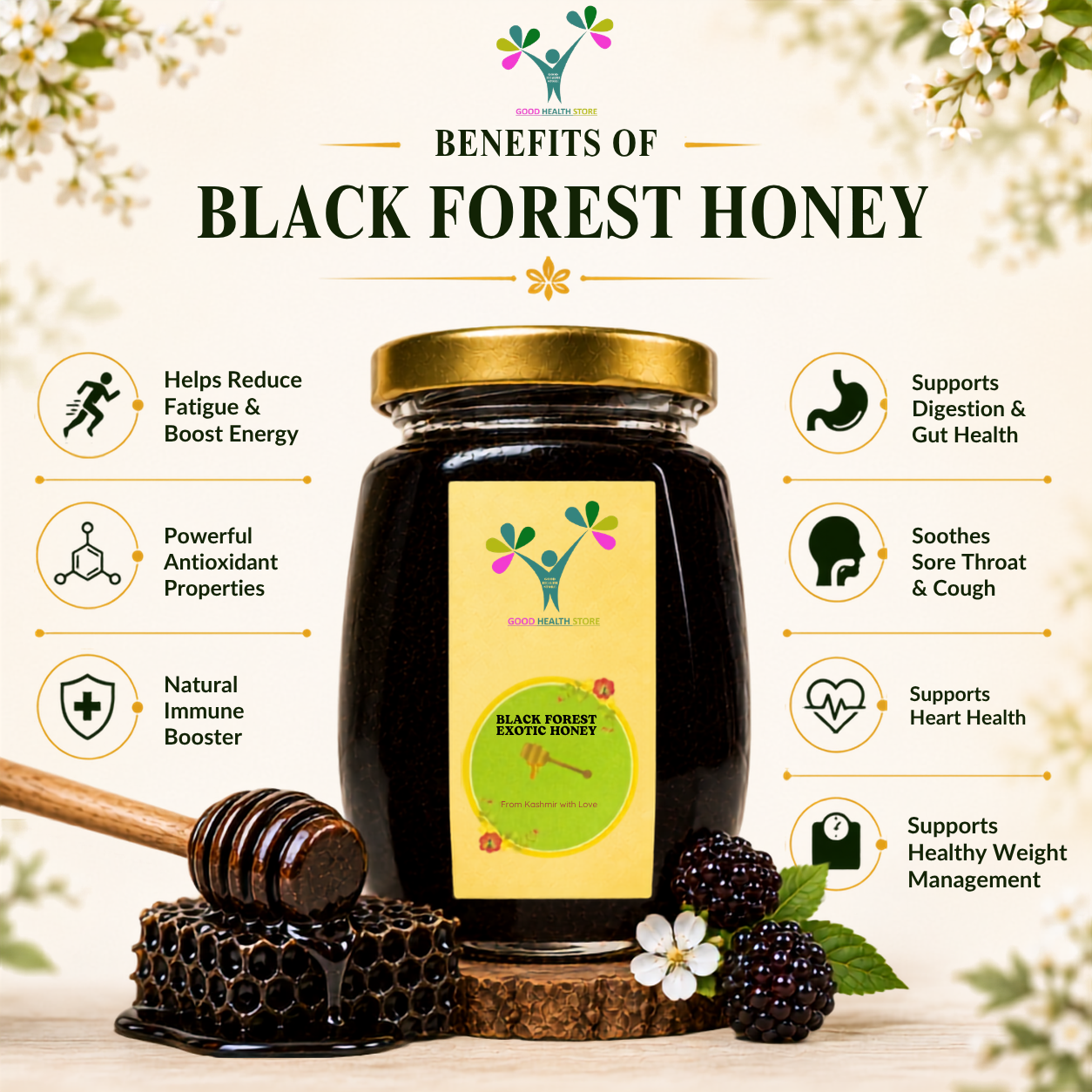Kashmiri Black Forest Honey