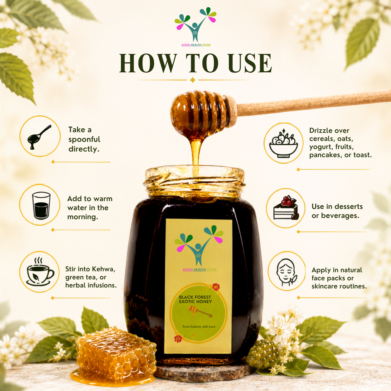 Kashmiri Black Forest Honey