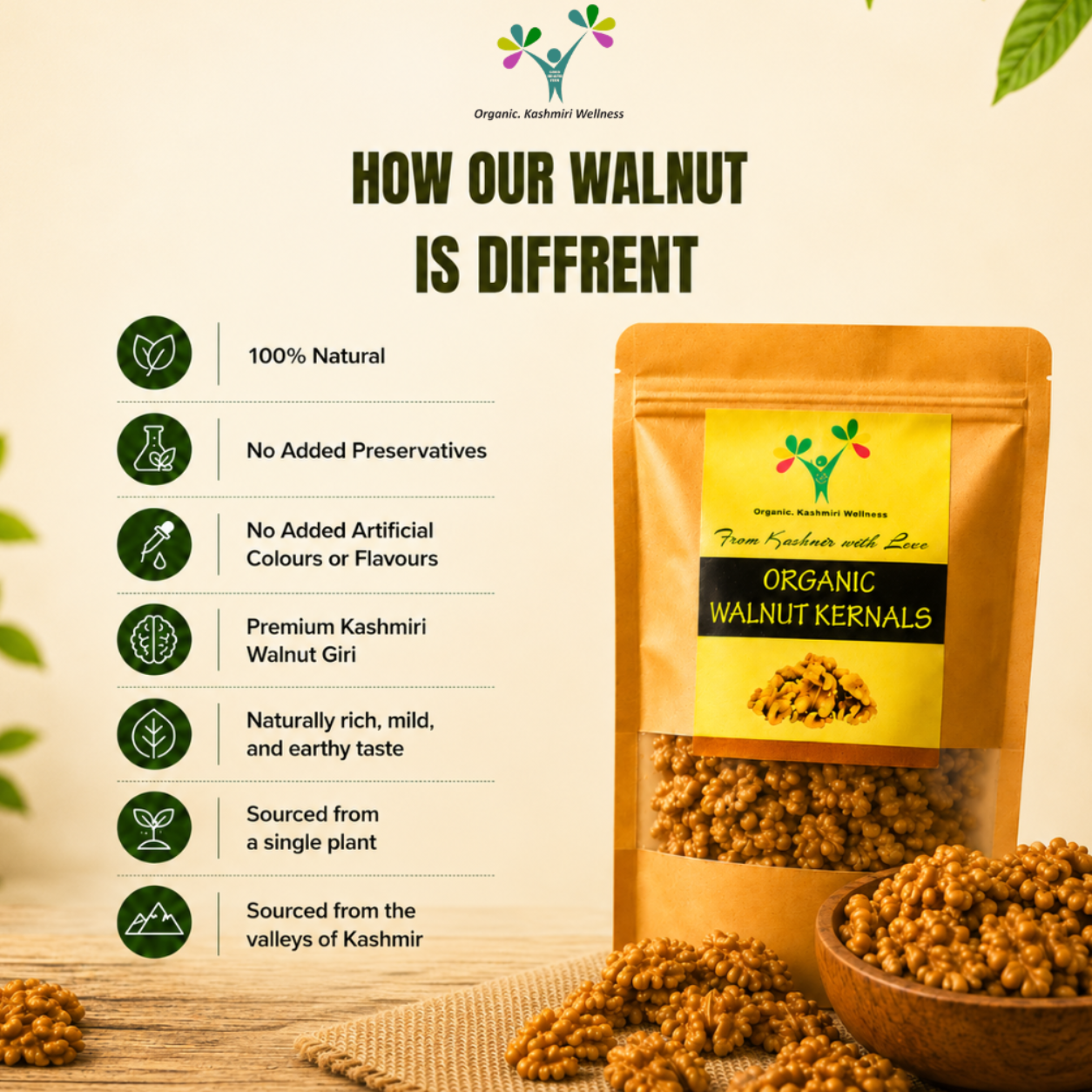 Kashmiri Walnut Giri