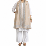 Kashmiri Embroidered Pashmina Shawl with Dubka Work