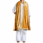 Kashmiri Velvet Shawl with Zari Work