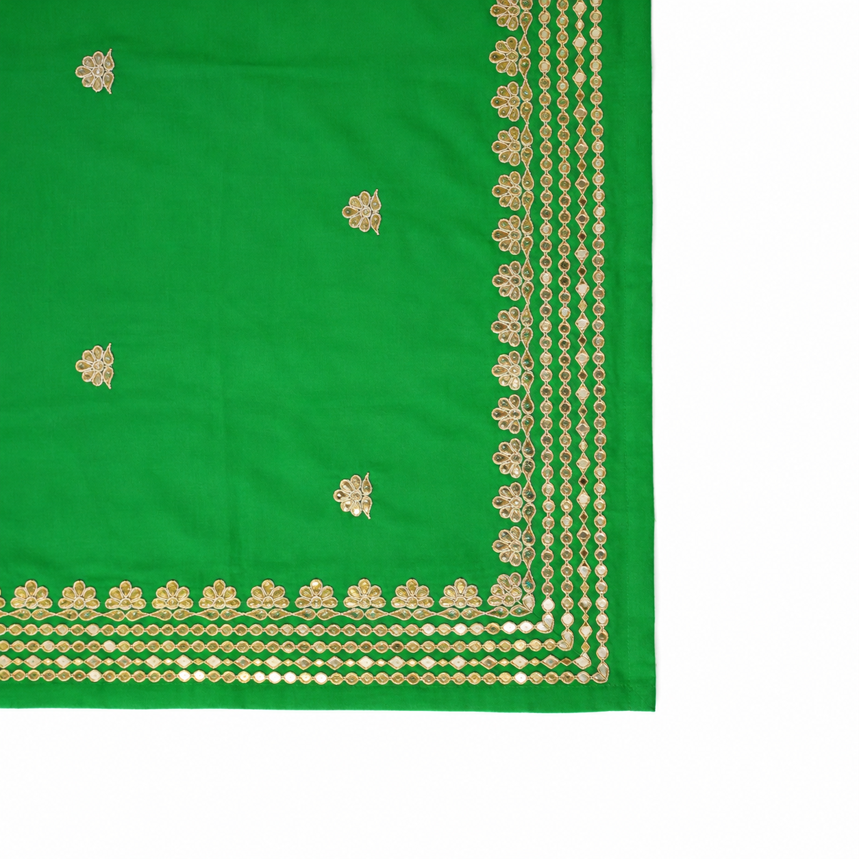 Kashmiri Embroidered Pashmina Shawl with Dubka Work