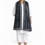 Kashmiri Velvet Shawl with Pearl Work