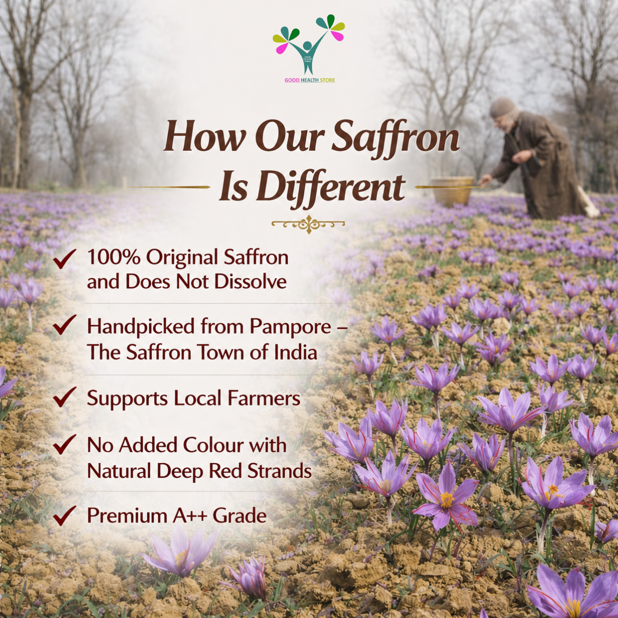 Kashmiri Organic Saffron