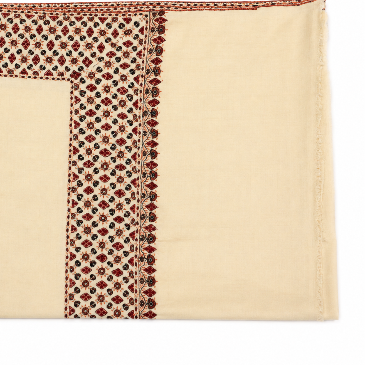 Kashmiri Pashmina Shawl with Sozni Work