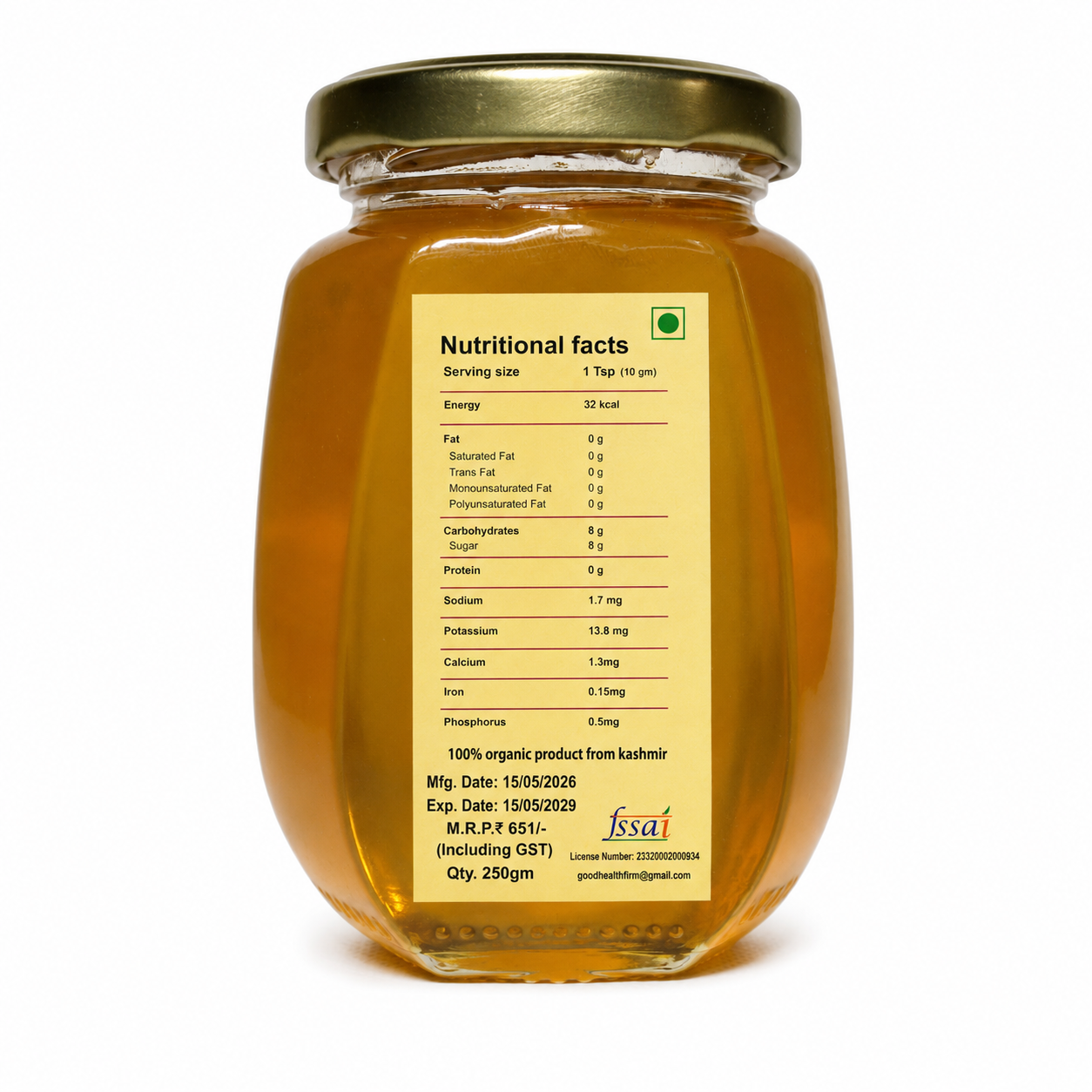 Kashmiri GI Tagged Sulai Honey