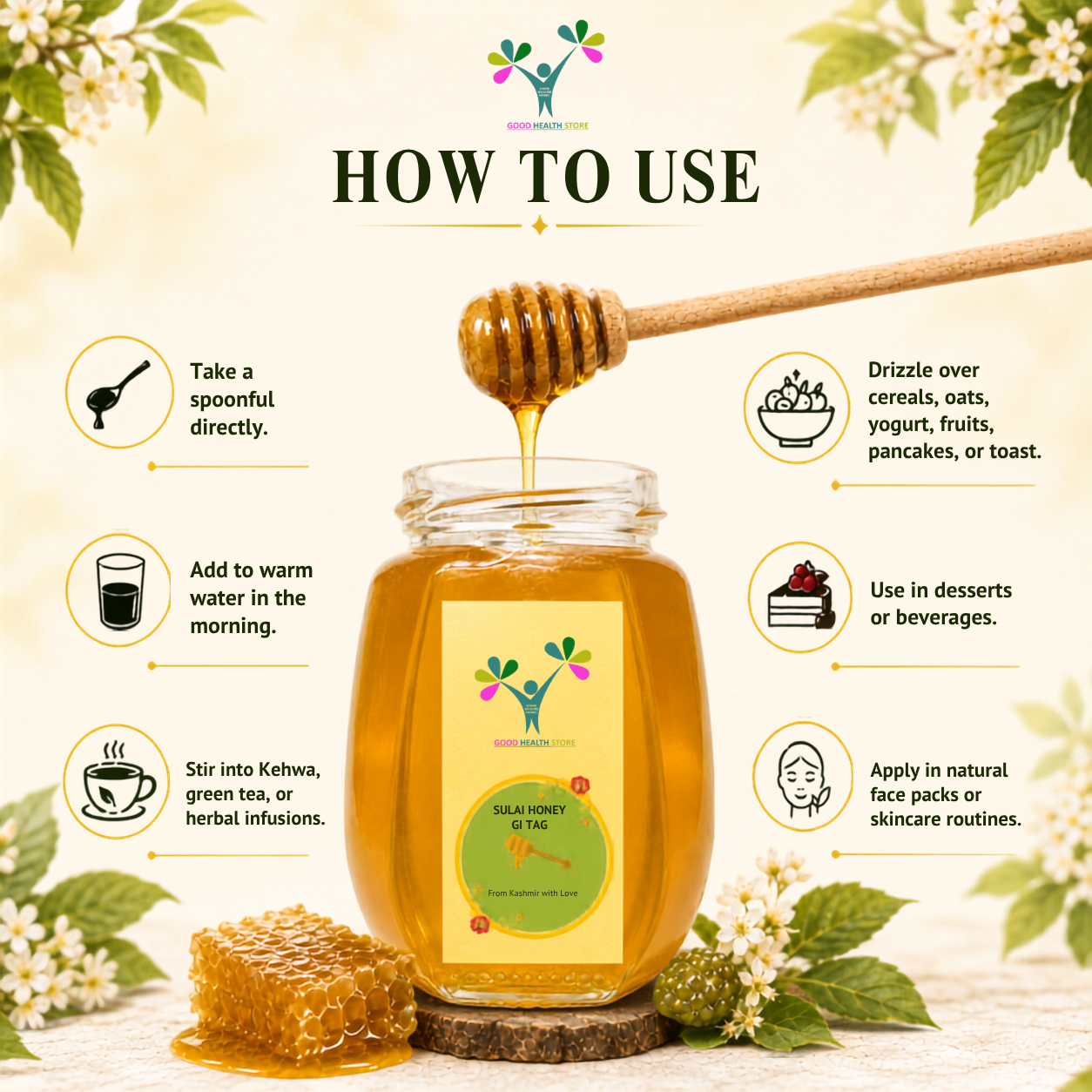 Kashmiri GI Tagged Sulai Honey